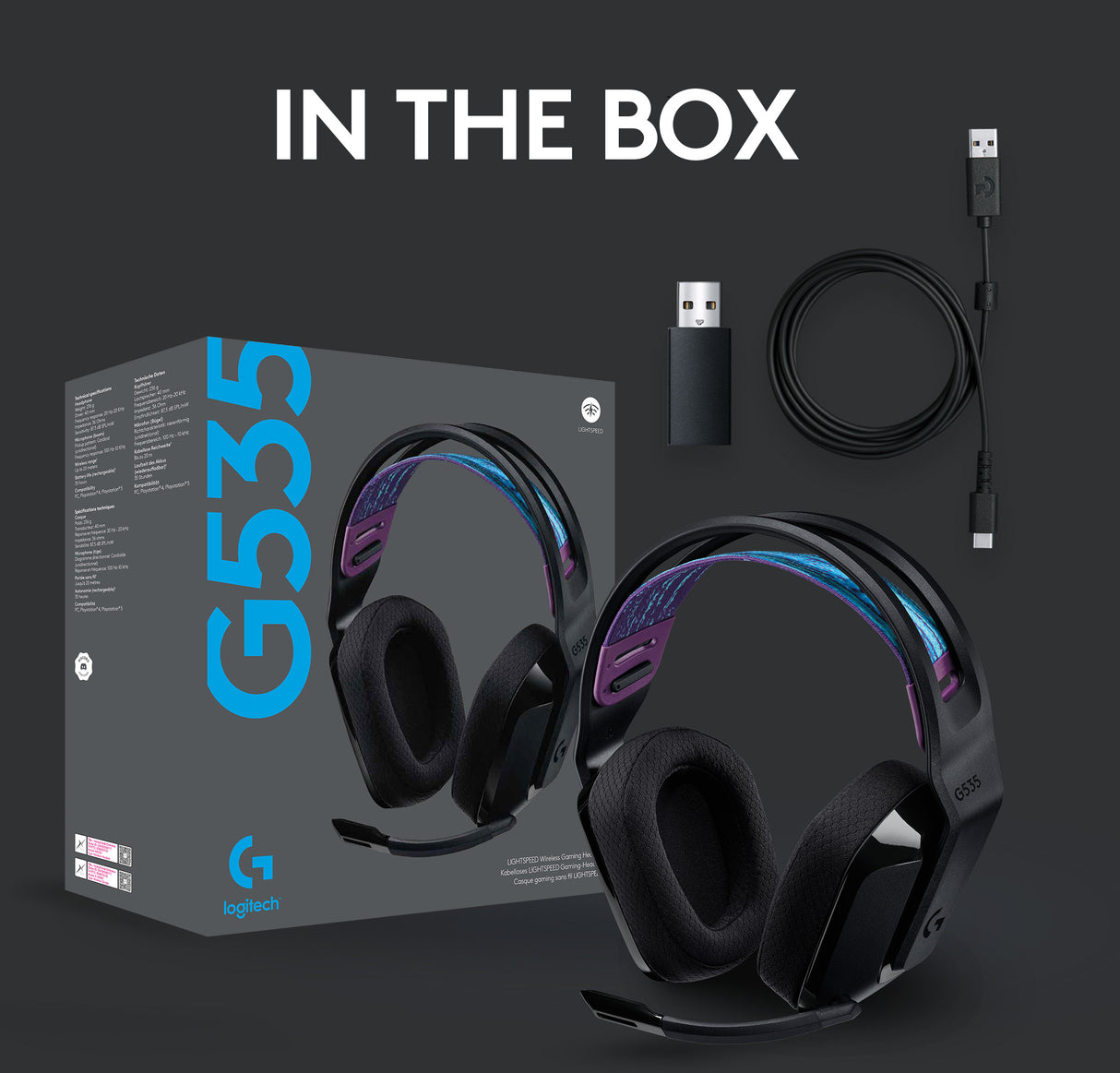 Logitech G535 Lightspeed Wireless Gaming Headset