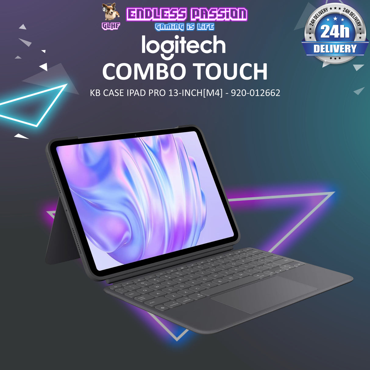 Logitech Combo Touch Keyboard Case for iPad Pro 13" (M4) - 920-012662