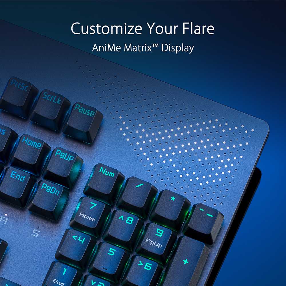 Asus ROG Strix Flare II Animate Wired Gaming Mechanical Keyboard