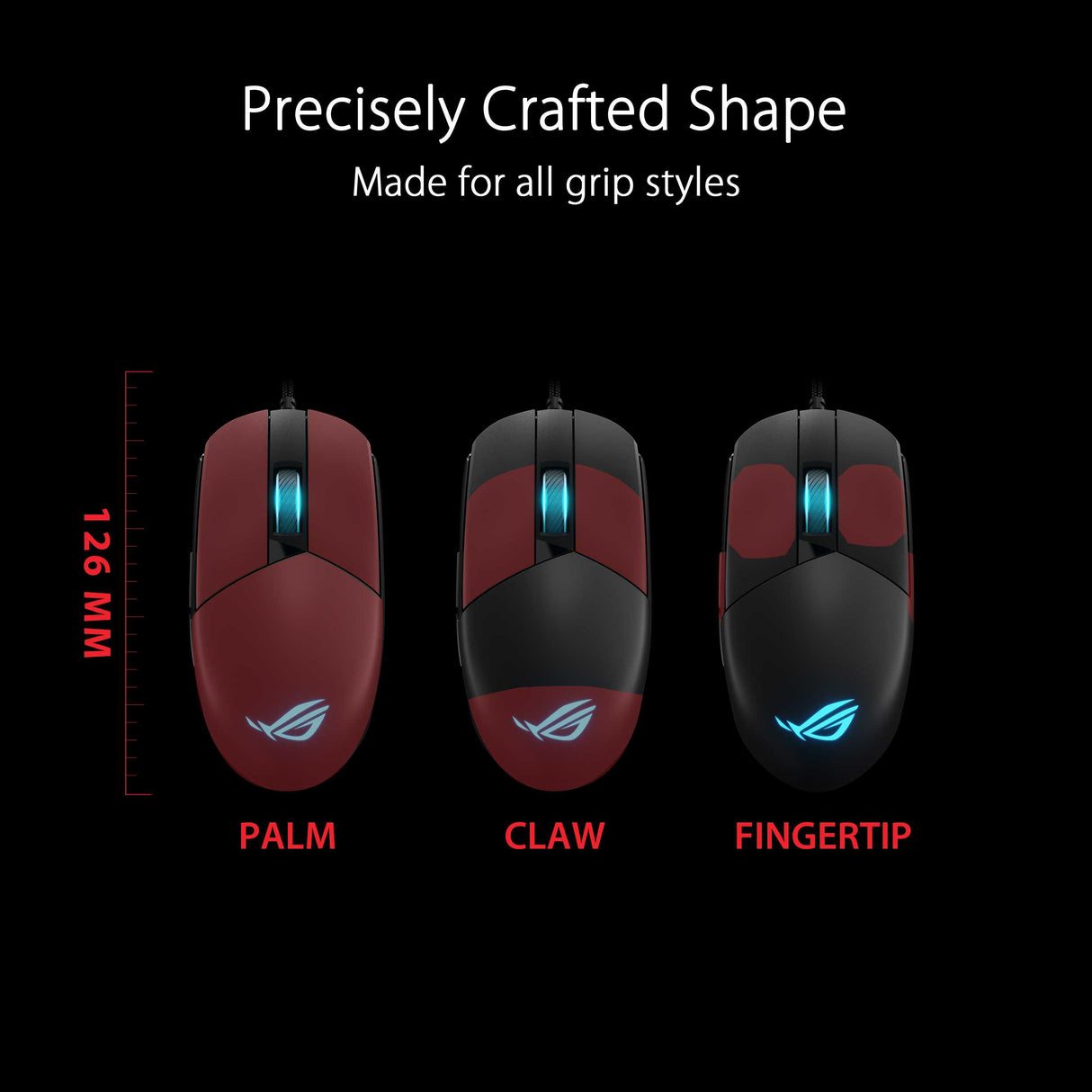 Asus ROG Strix Impact III Wired Gaming Mouse