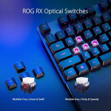 Asus ROG Strix Scope II RX Red Optical Switch Wired Gaming Keyboard