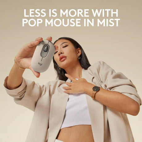 Logitech POP Mouse Wireless Mouse with Customizable Emojis