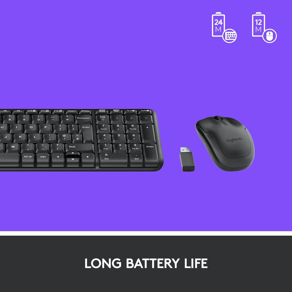 Logitech MK220 Wireless Mouse and Keyboard Combo