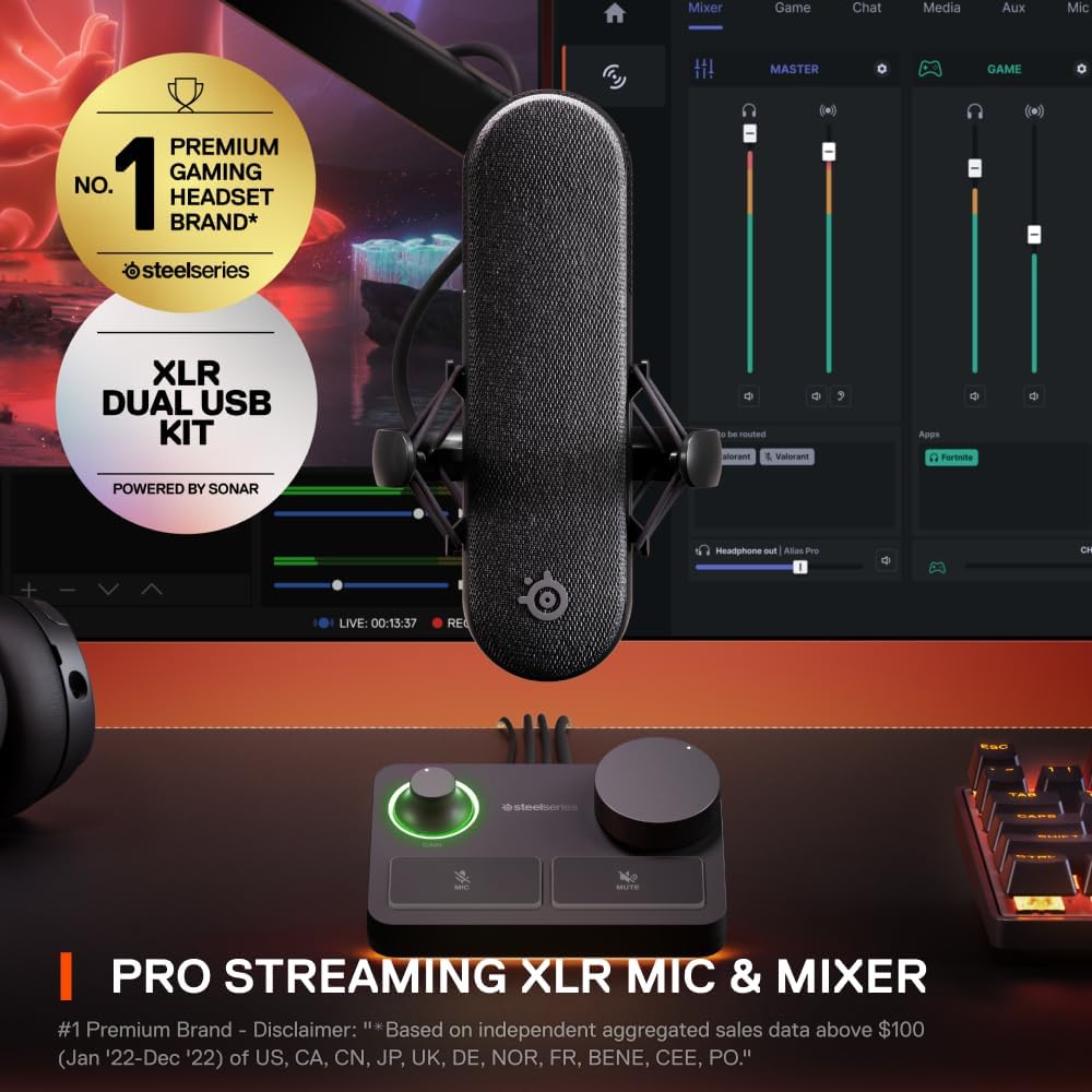 SteelSeries Alias Pro Microphone