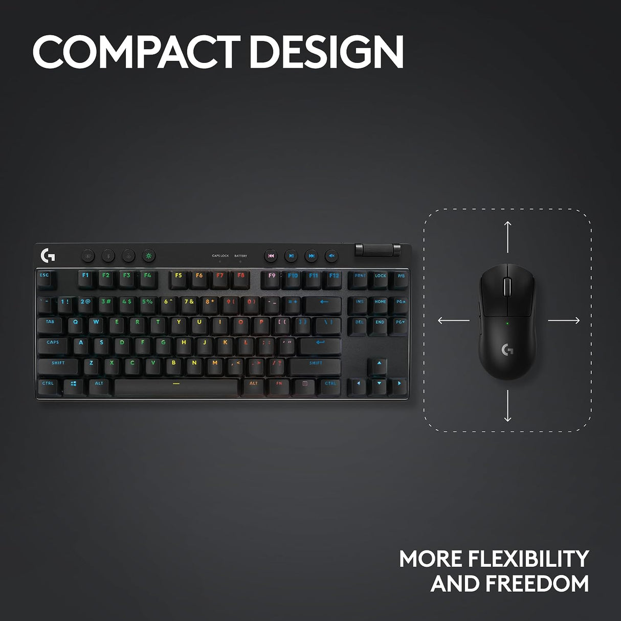 Logitech G PRO X TKL LIGHTSPEED Wireless Gaming Keyboard