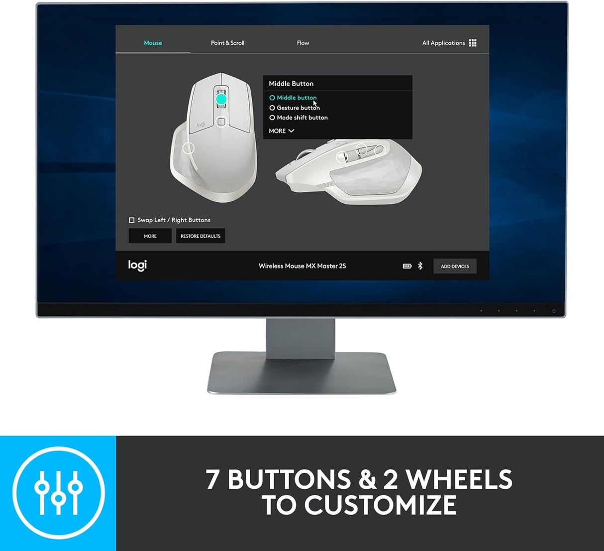 Logitech MX Master 2S Wireless Mouse - 2023 Edition