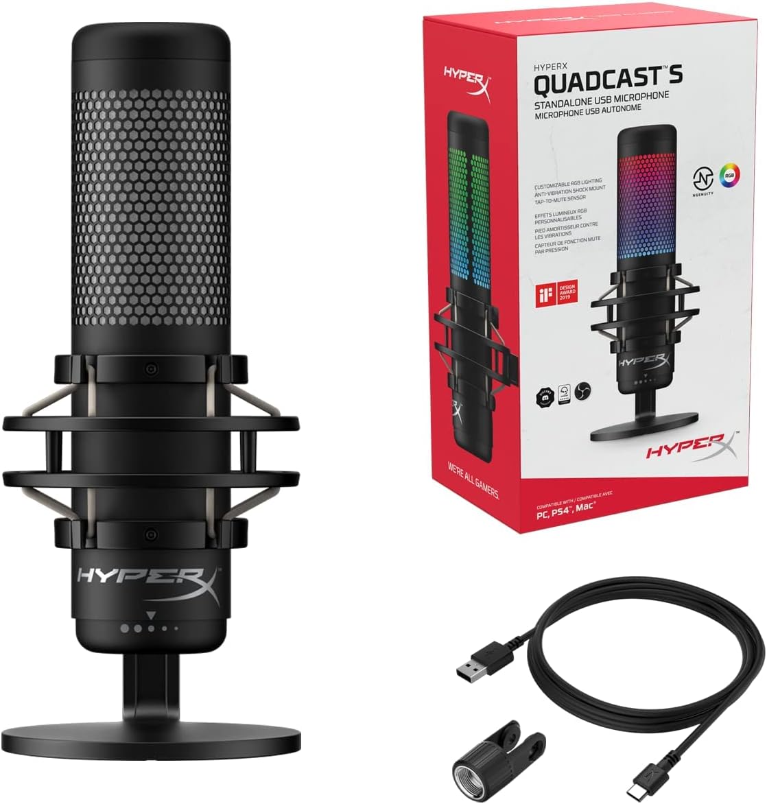 HyperX QuadCast S Microphone