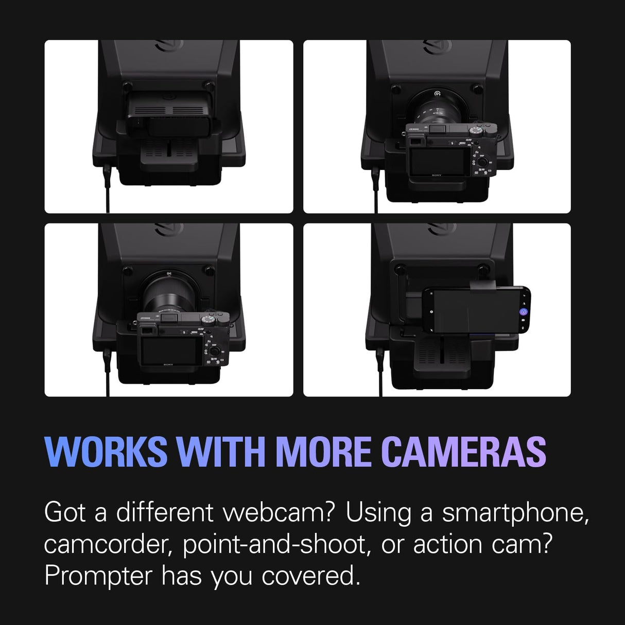 Elgato Prompter - The all-in-one creator's teleprompter