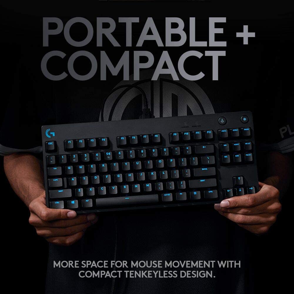 Logitech G PRO TKL Wired Mechanical Gaming Keyboard