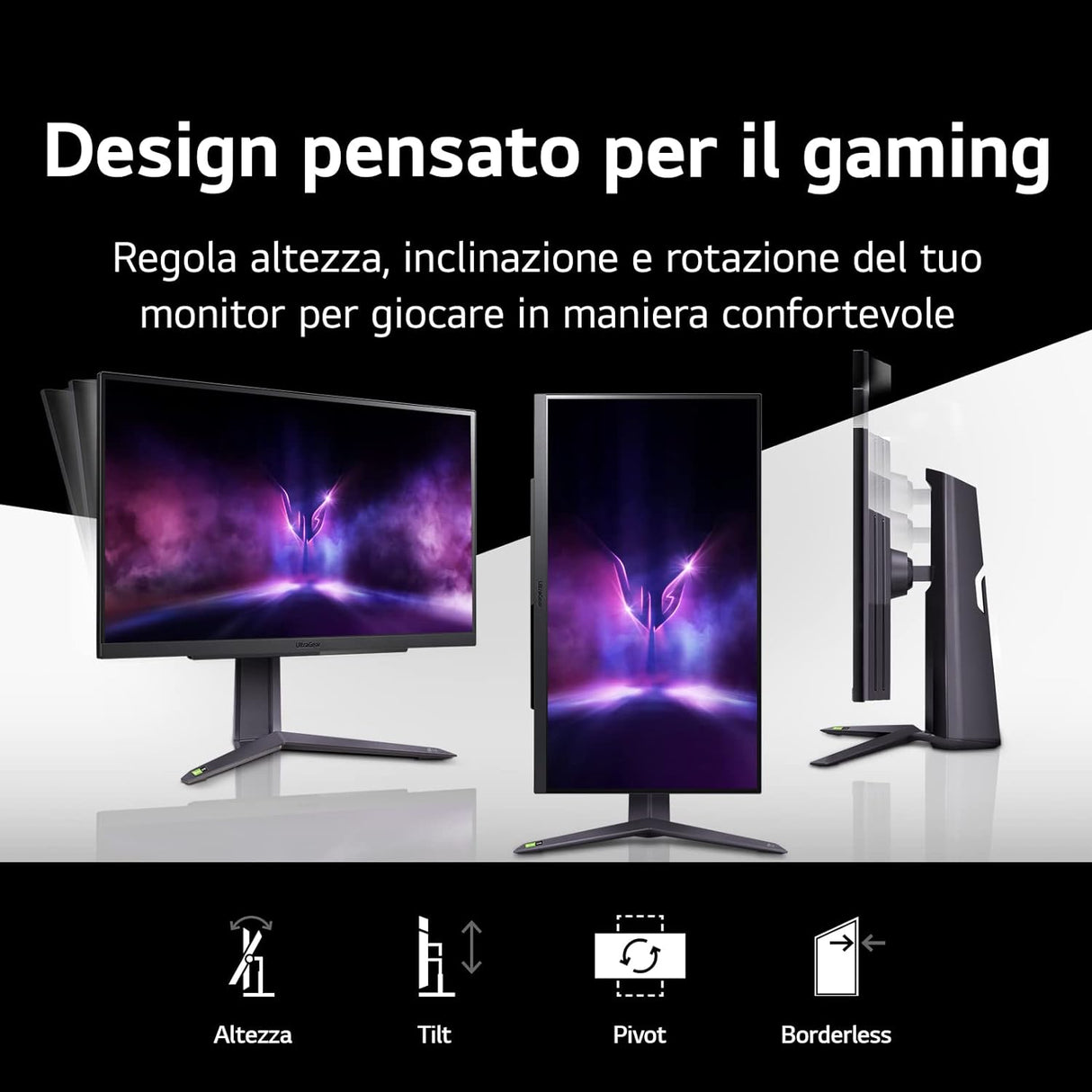 LG 27GR75Q-B - 27 Inch FHD QHD Gaming Monitor