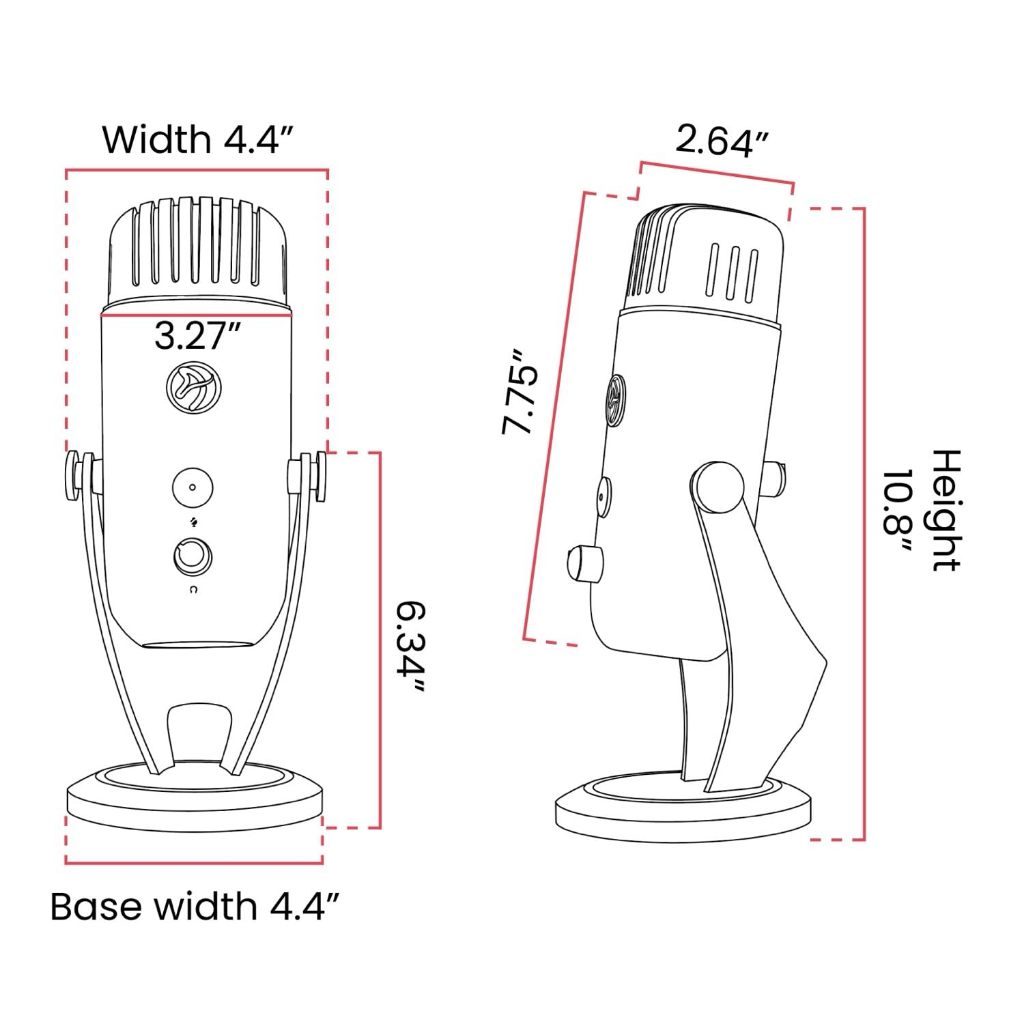 Arozzi Colonna Professional USB Condenser Microphone