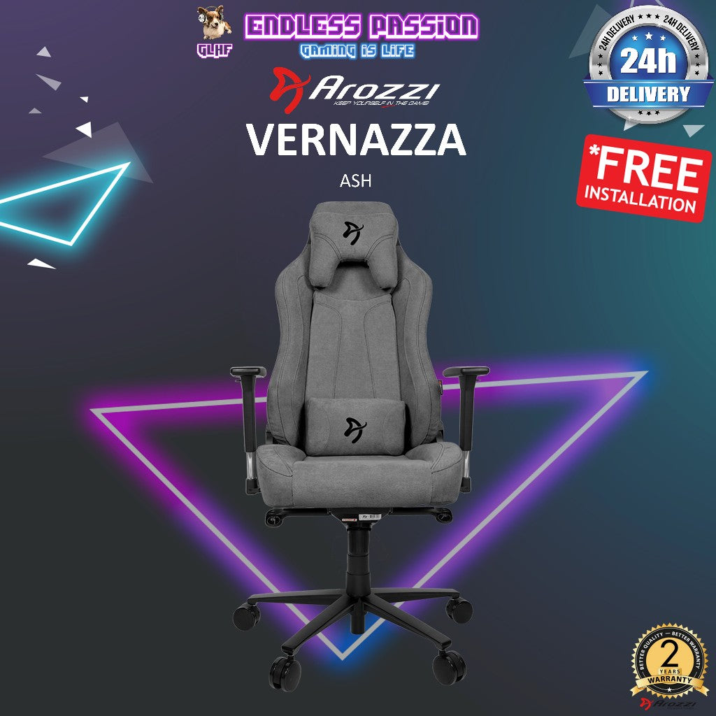 Arozzi Vernazza Soft Fabric Gaming Chair