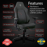 Arozzi Primo Woven Fabric Gaming Chair