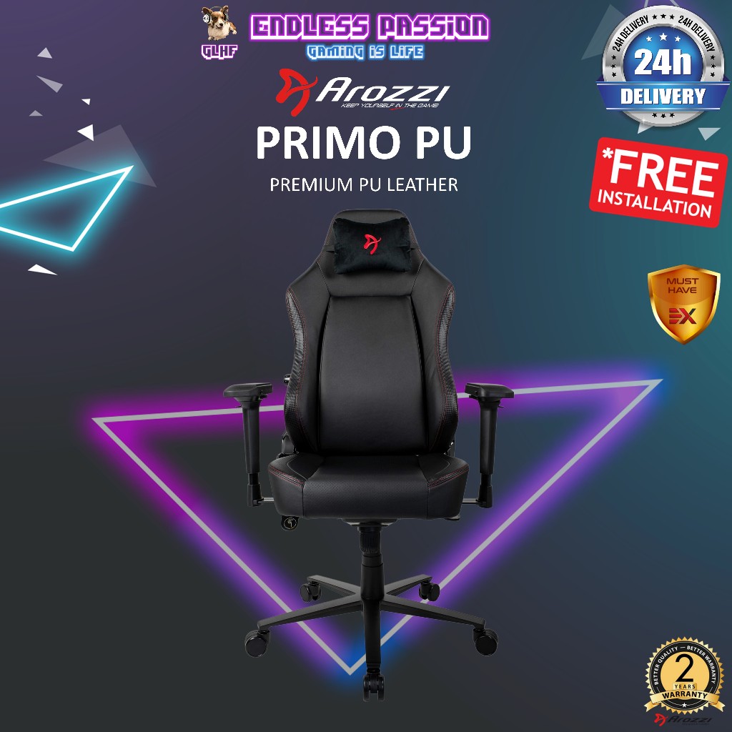 Arozzi Primo PU Leather Gaming Chair