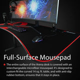 Arozzi Arena Curved Gaming Desk