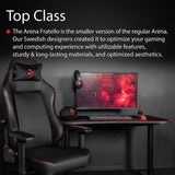 Arozzi Arena Fratello Curved Gaming Desk