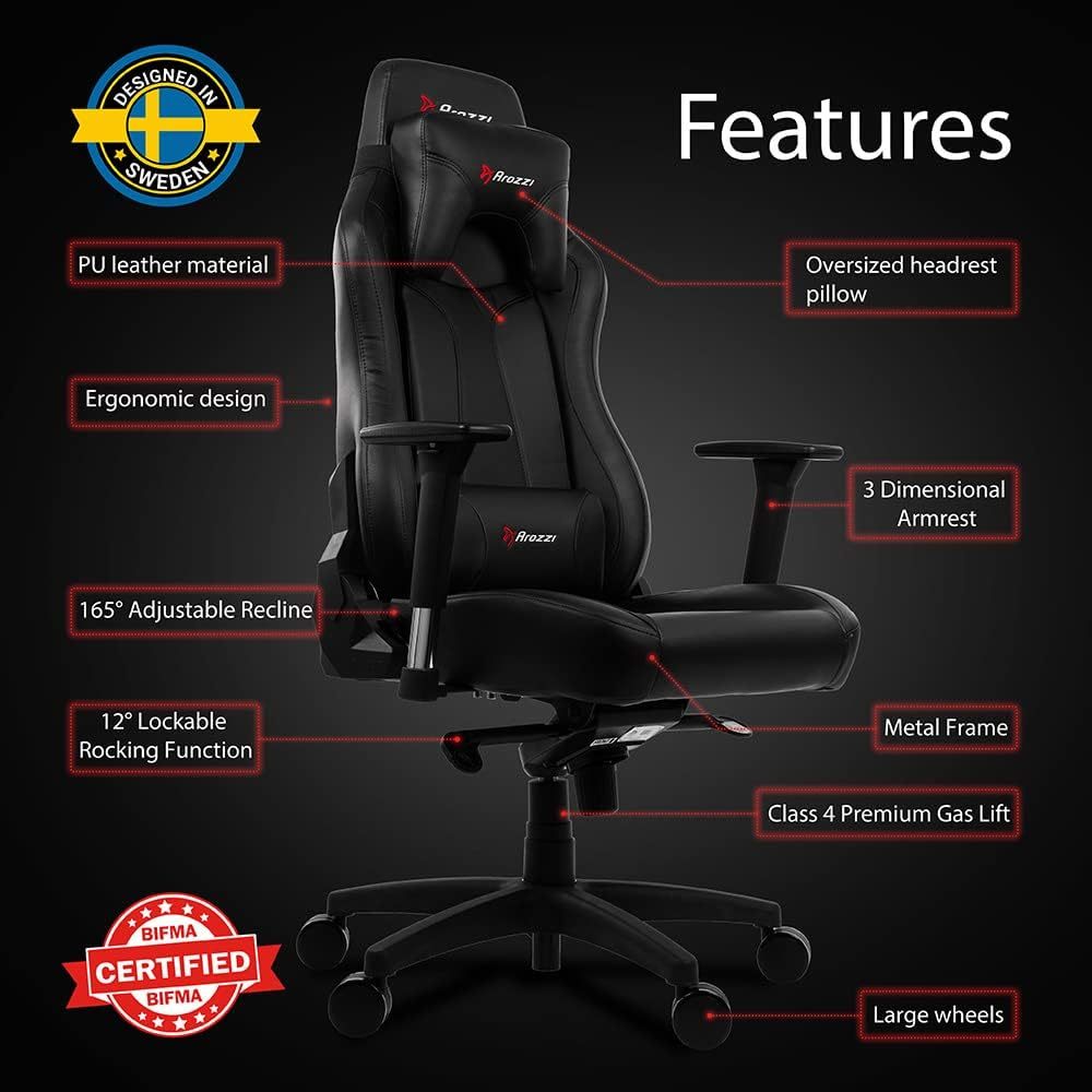 Arozzi Vernazza PU Leather Gaming Chair