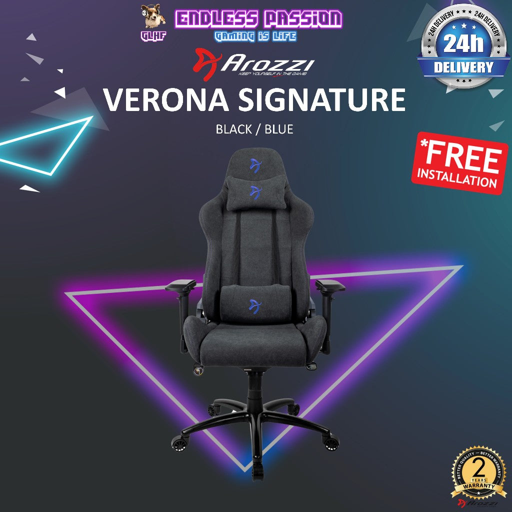 Arozzi Verona Signature Soft Fabric Gaming Chair