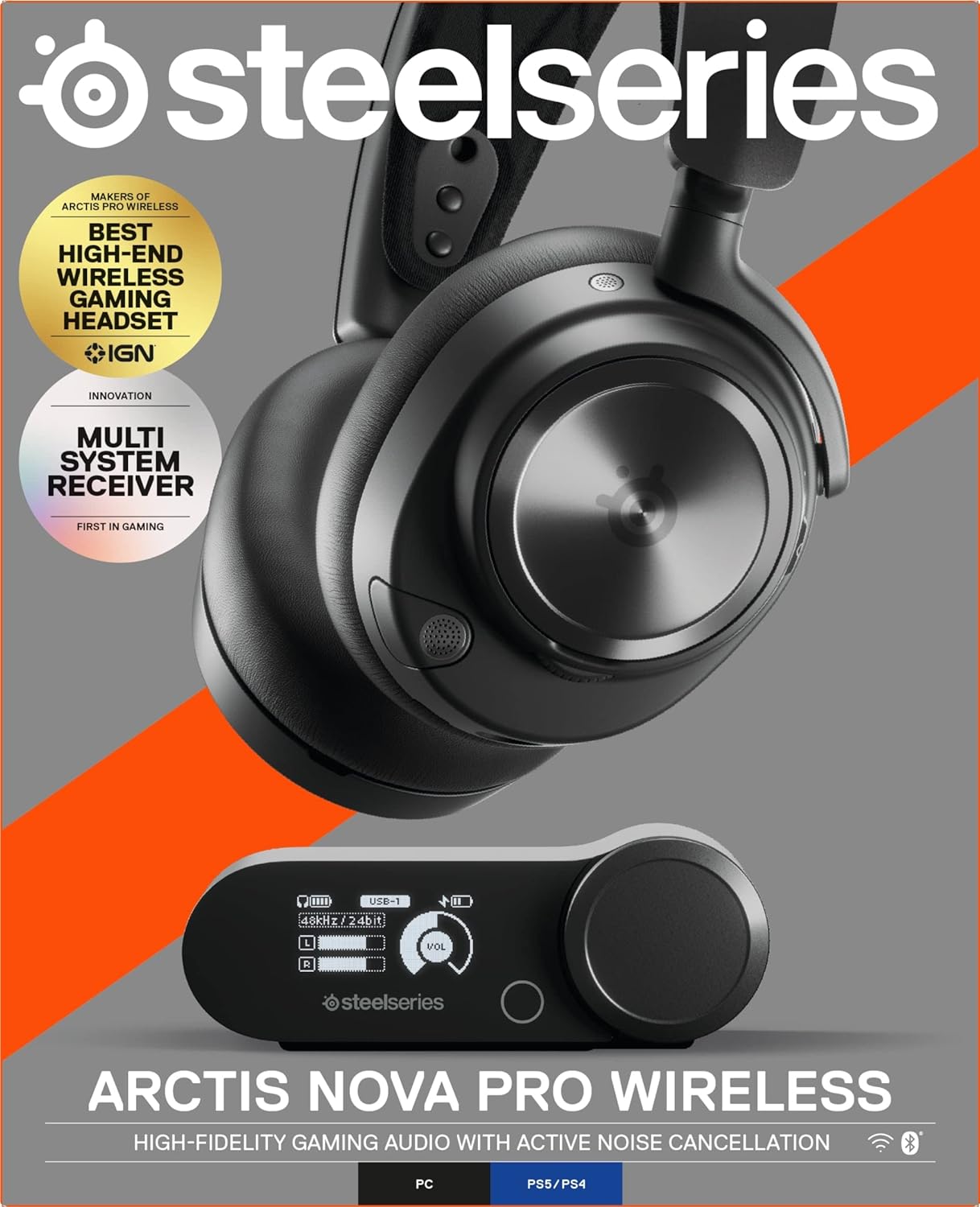 SteelSeries Arctis Nova Pro Wireless for PS Gaming Headset