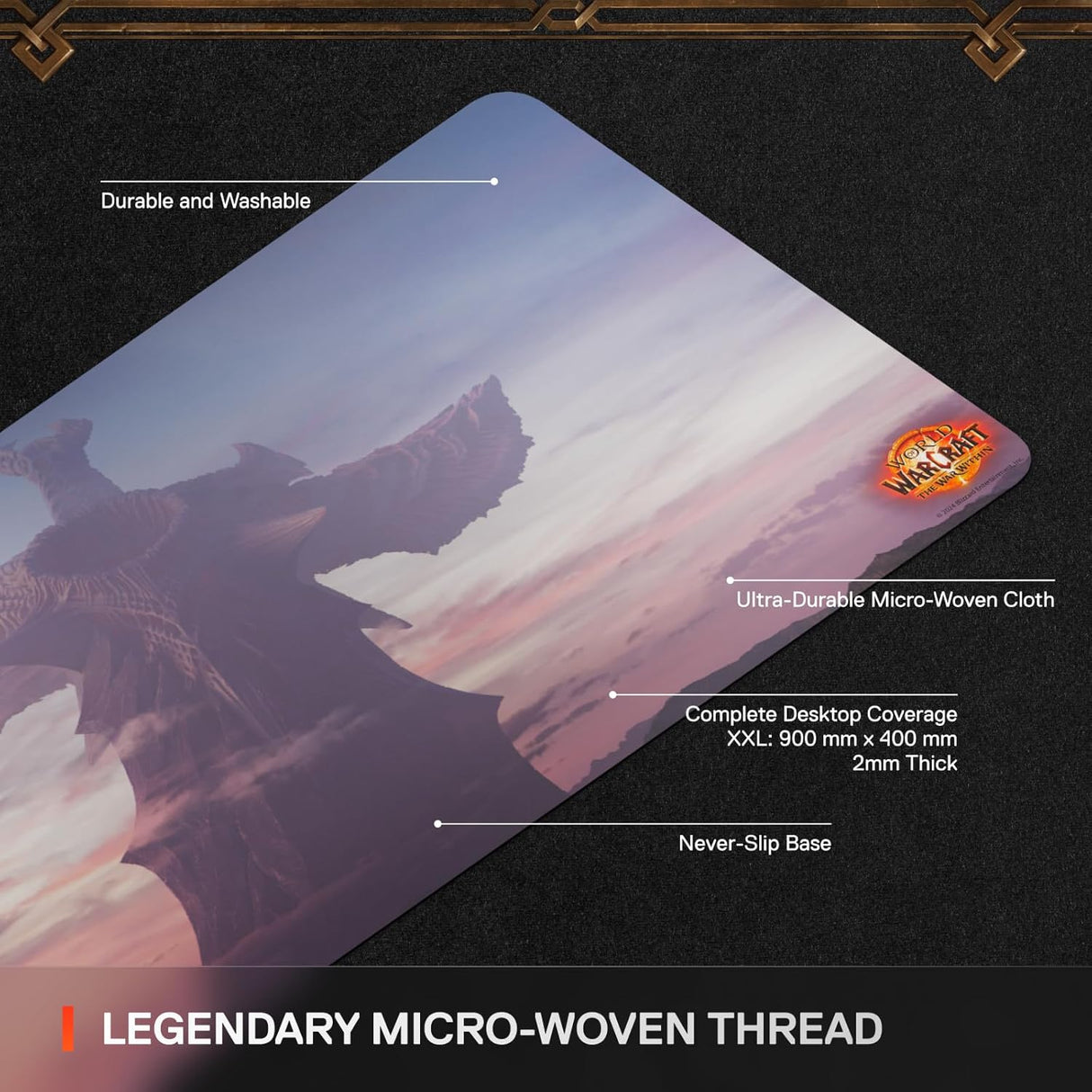 SteelSeries QCK XXL Mousepad - World of Warcraft Edition