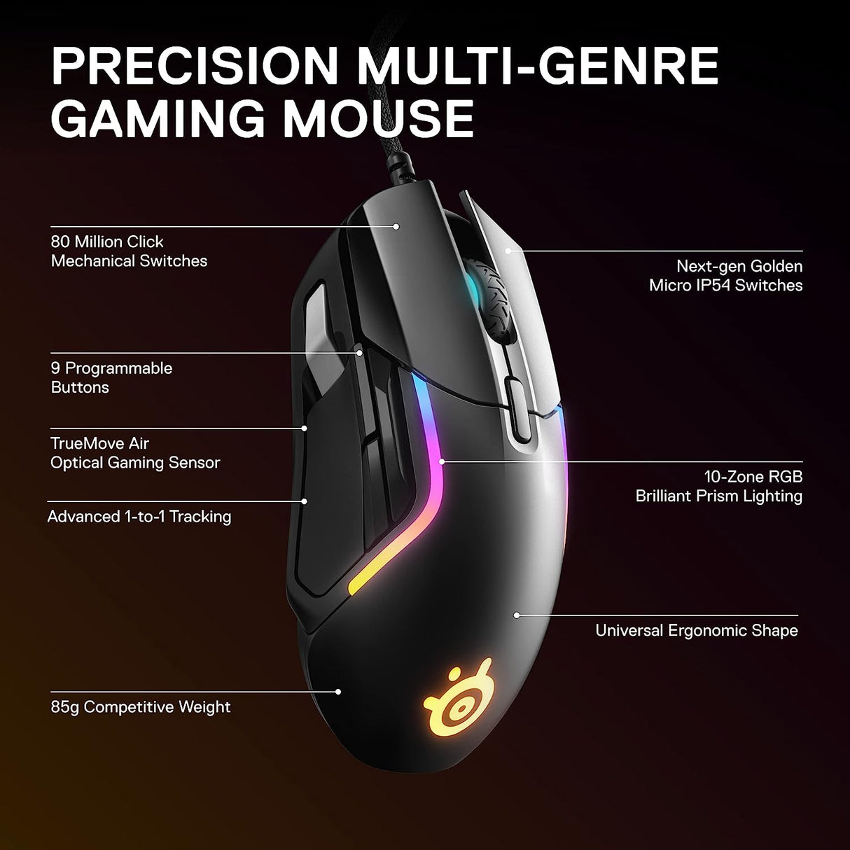 SteelSeries Rival 5 Gaming Mouse