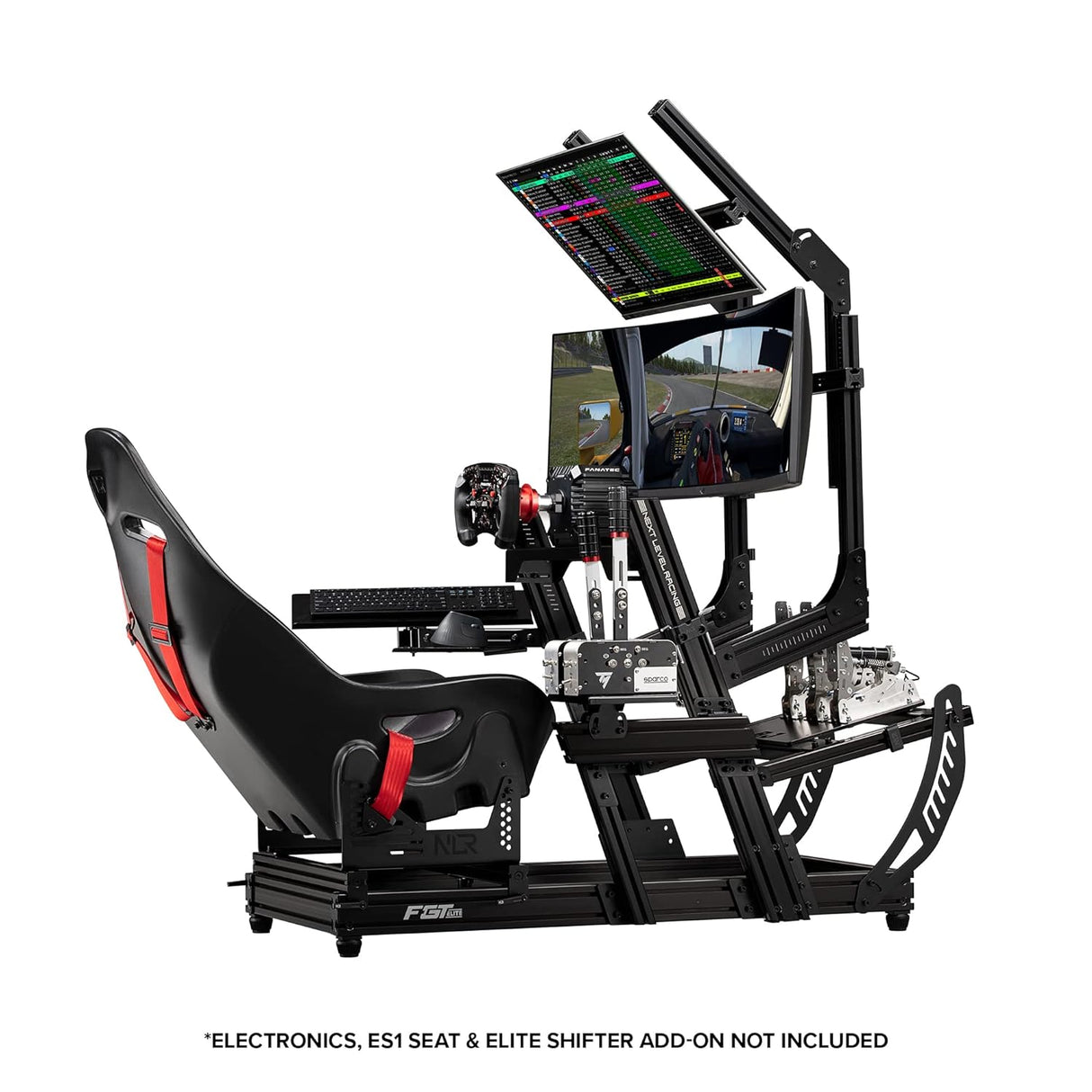 Next Level Racing F-GT Elite Lite Front & Side Mount Edition Racing Cockpit