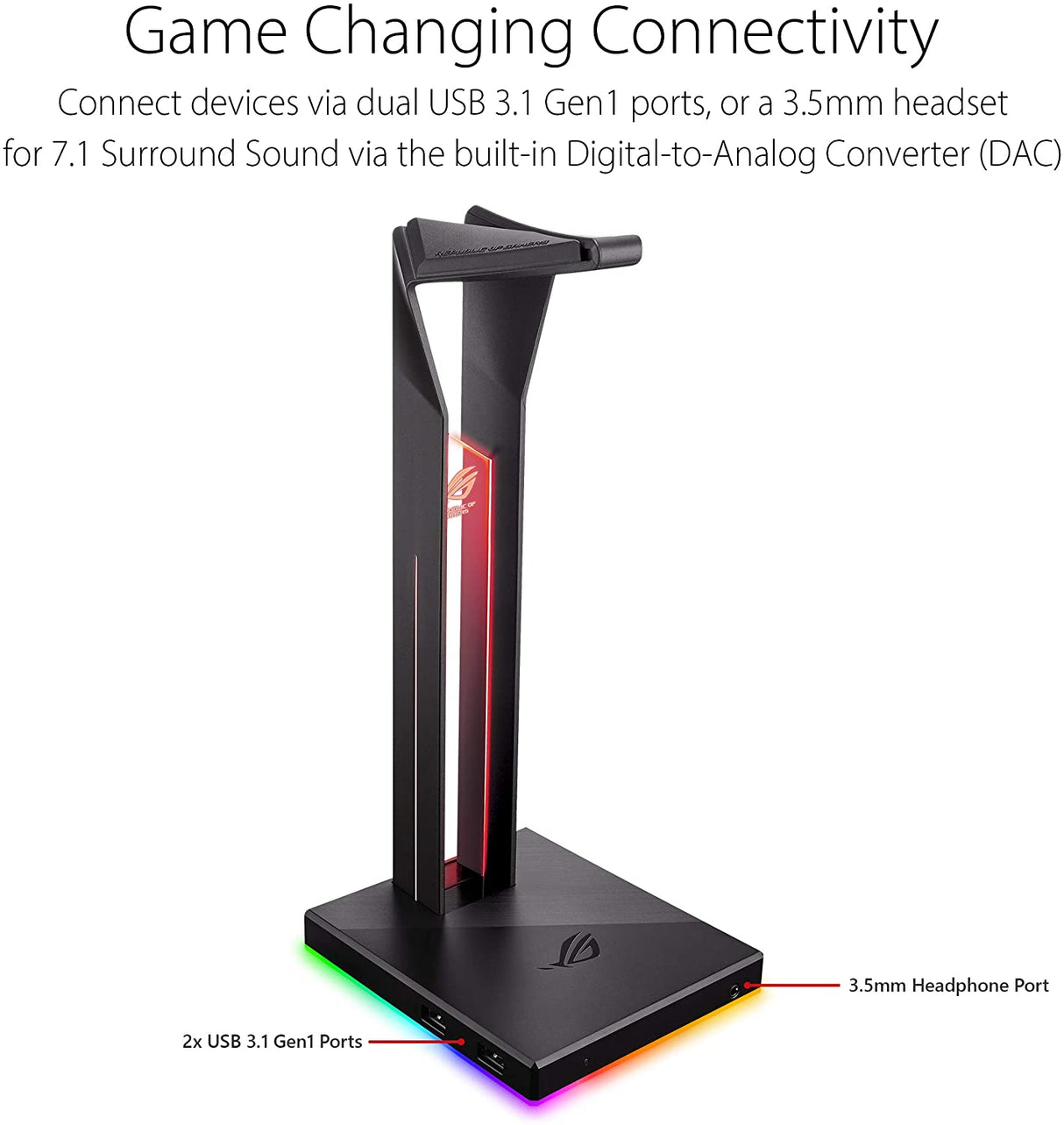 Asus ROG Throne Qi Gaming Headset Stand