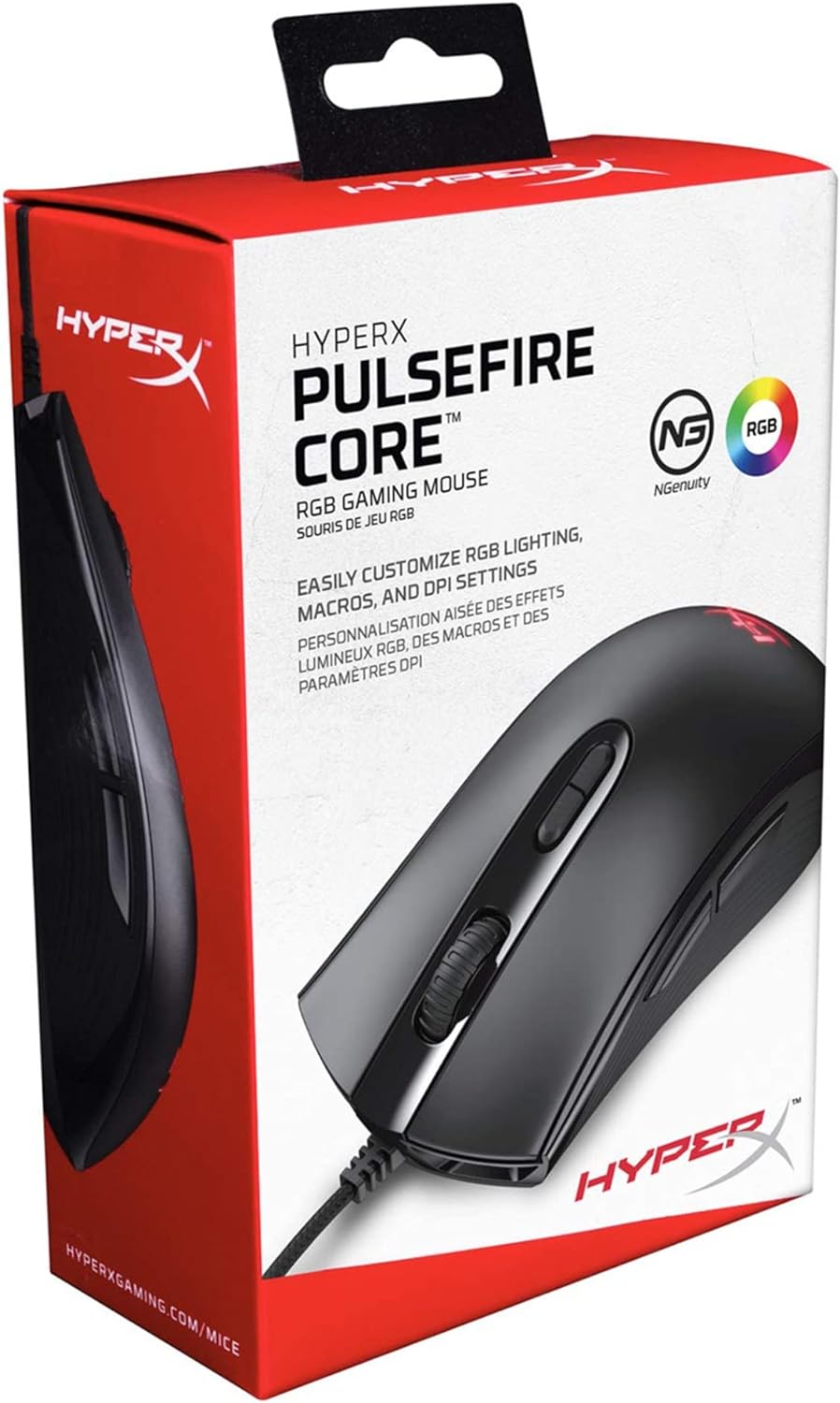 HyperX PulseFire Core RGB Gaming Mouse - Black