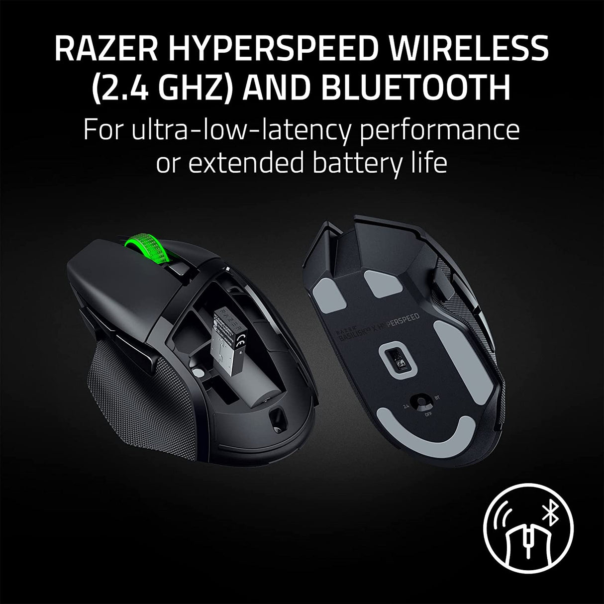 Razer Basilisk V3 X HyperSpeed Wireless Gaming Mouse