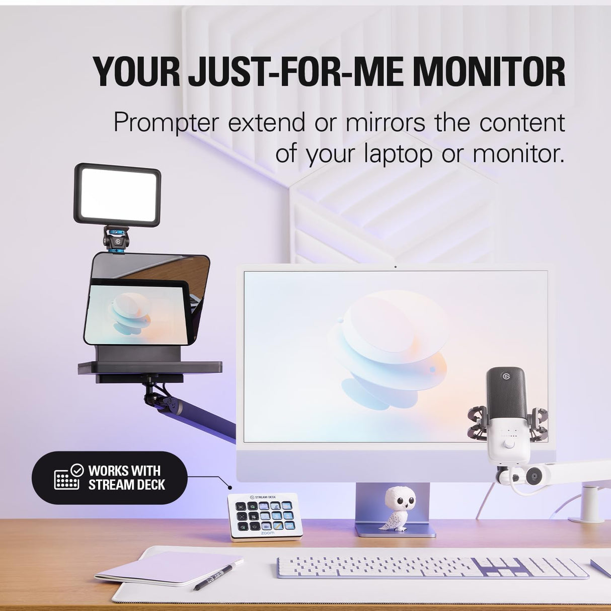 Elgato Prompter - The all-in-one creator's teleprompter