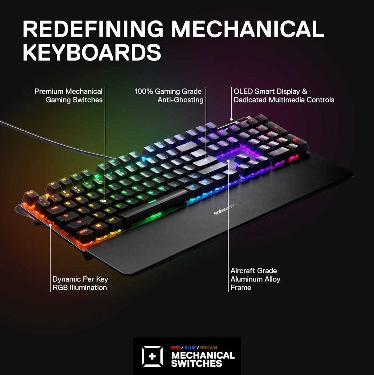 SteelSeries Apex 7 Gaming Keyboard