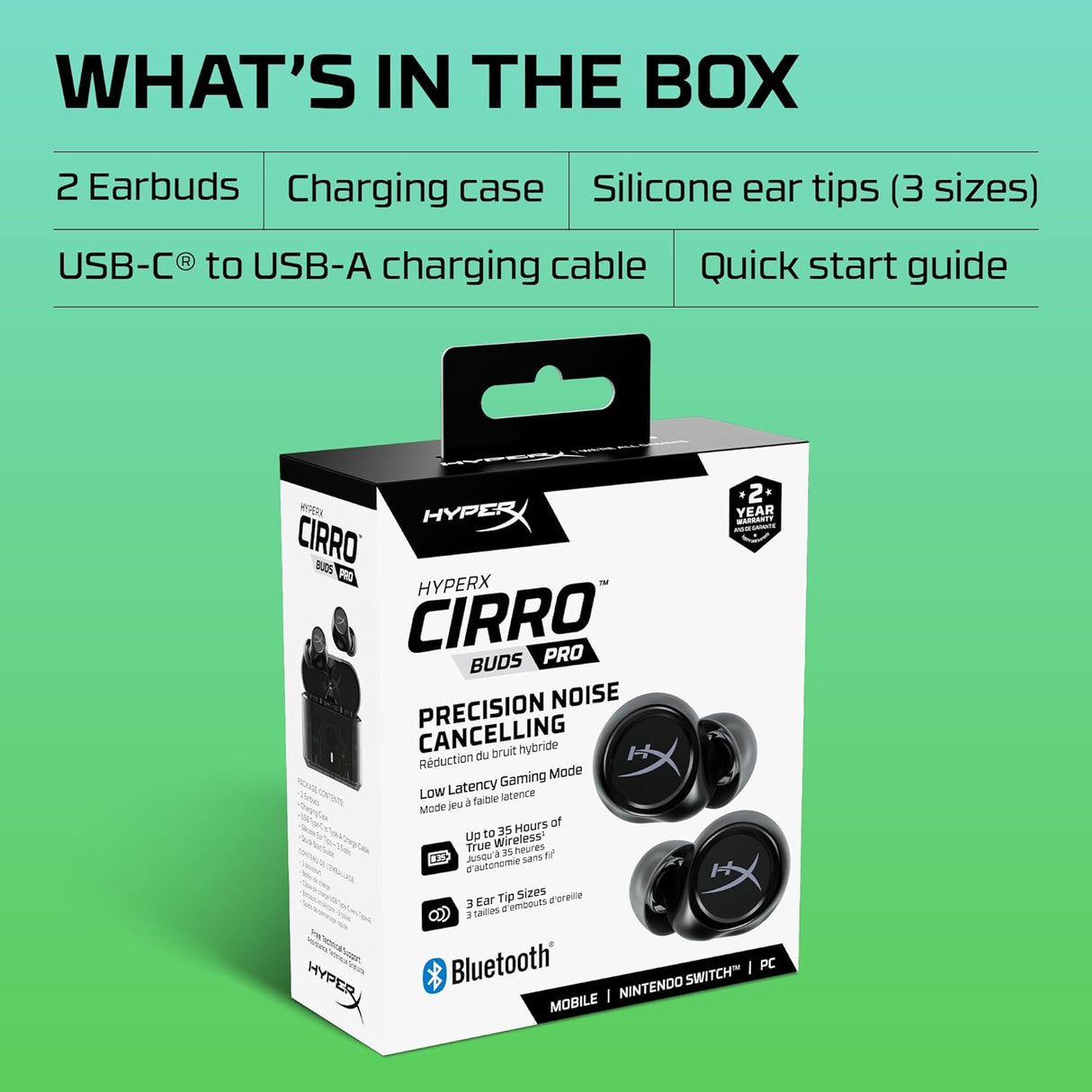 HyperX Cirro Buds Pro Gaming Earbuds