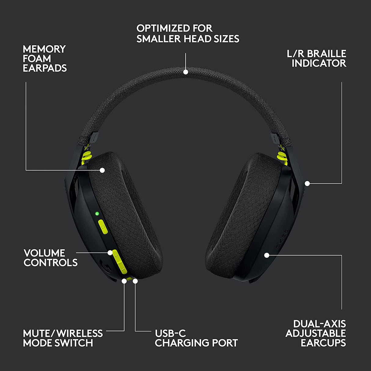 Logitech G435 LIGHTSPEED Wireless Gaming Headset