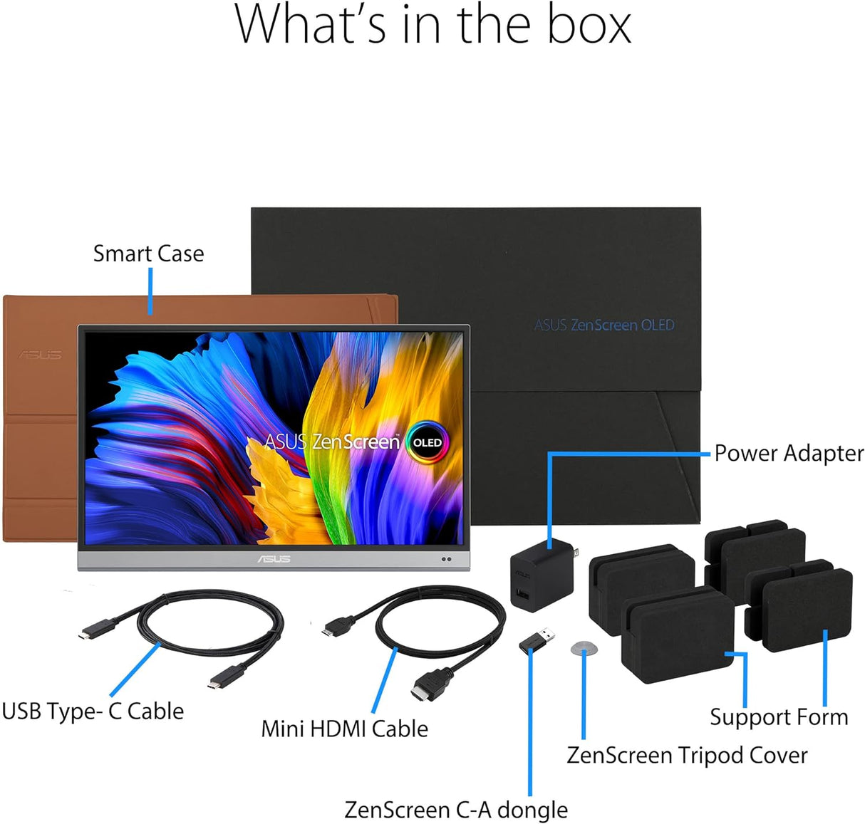 ASUS ZenScreen OLED MQ13AH 13 Inch Portable Monitor