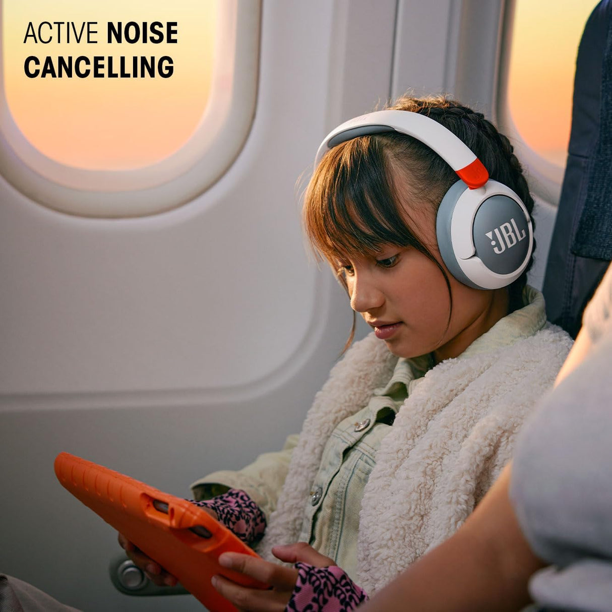 JBL JR 470NC, Kid-Friendly Wireless Over-Ear Bluetooth Headphones with Active Noice Cancelling