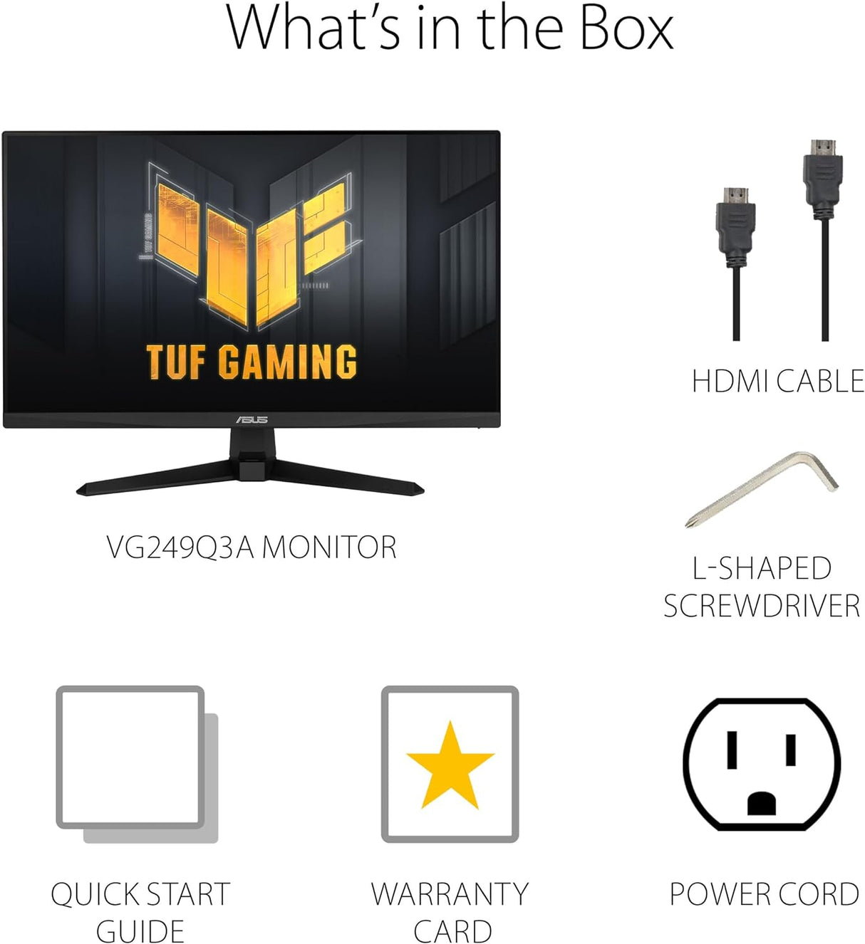 ASUS TUF Gaming VG249Q3A 24 Inch Gaming Monitor