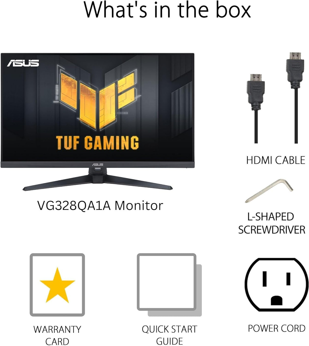 ASUS TUF Gaming VG328QA1A 32 Inch Gaming Monitor