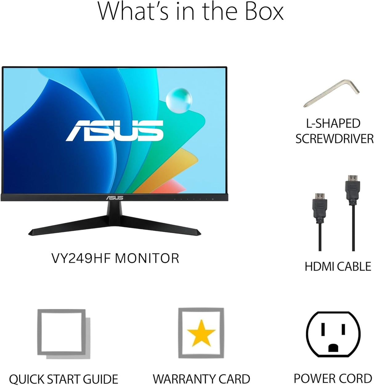 ASUS VY249HF-R 23.8" FHD IPS Eye Care Gaming Monitor