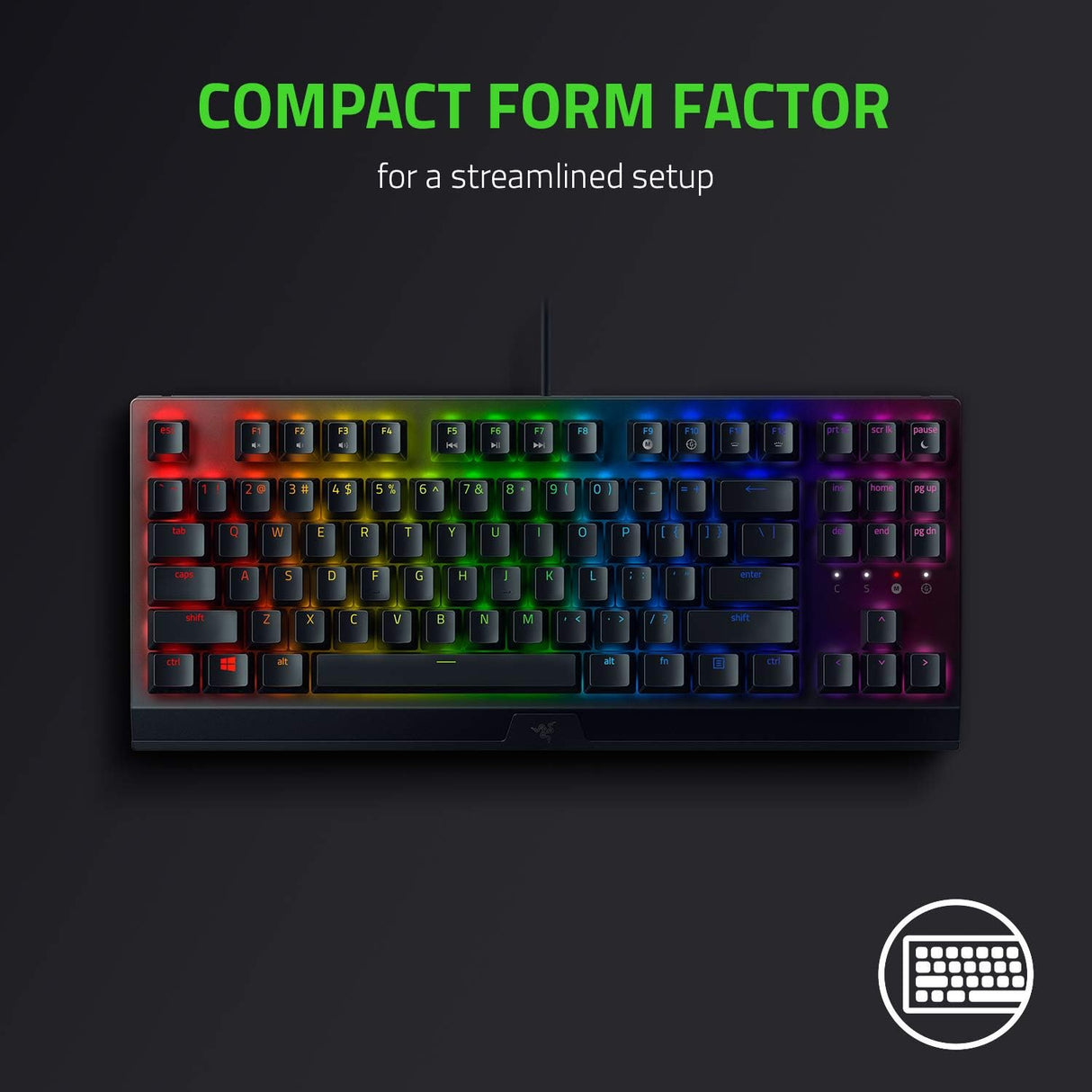 Razer BlackWidow V3 Tenkeyless Wired Mechanical Gaming Keyboard