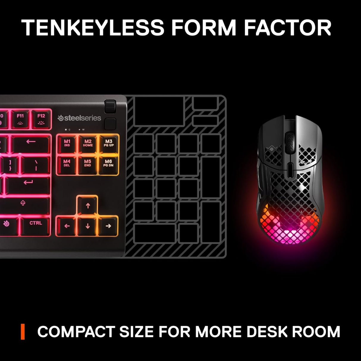 SteelSeries Apex 3 TKL Gaming Keyboard