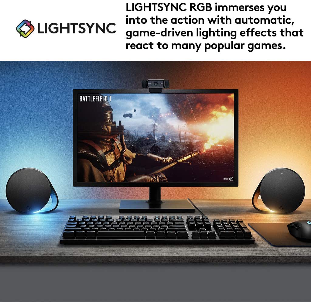 Logitech G560 LIGHTSYNC PC Gaming Speaker