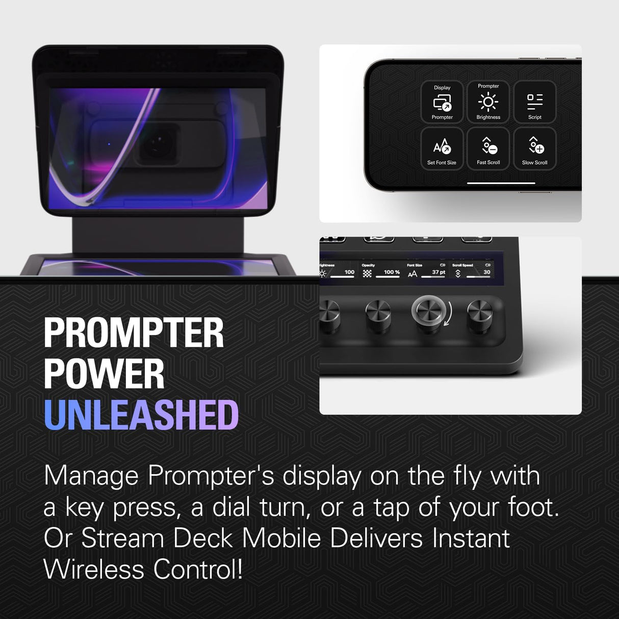 Elgato Prompter - The all-in-one creator's teleprompter