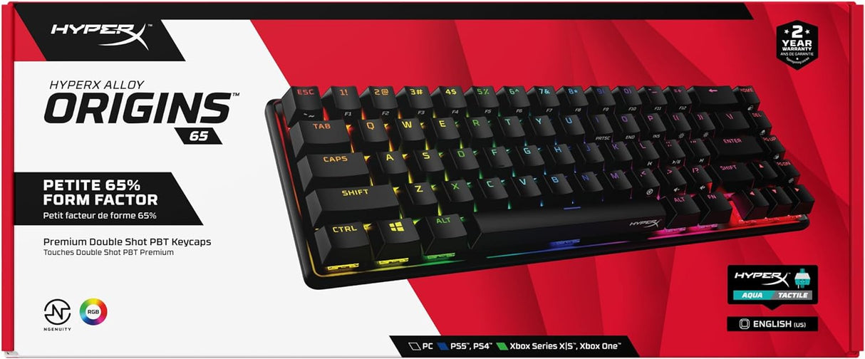 HyperX Alloy Origins 65 RGB Gaming Keyboard