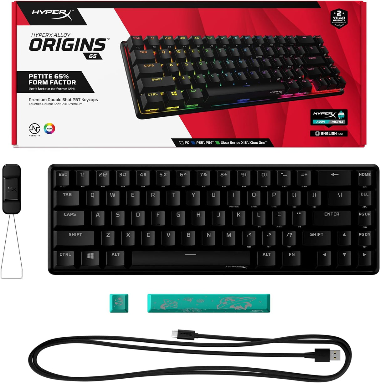 HyperX Alloy Origins 65 RGB Gaming Keyboard