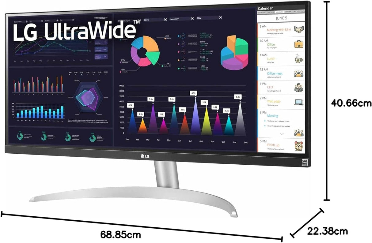 LG 29WQ600-W - 29 Inch FHD IPS Productivity Monitor