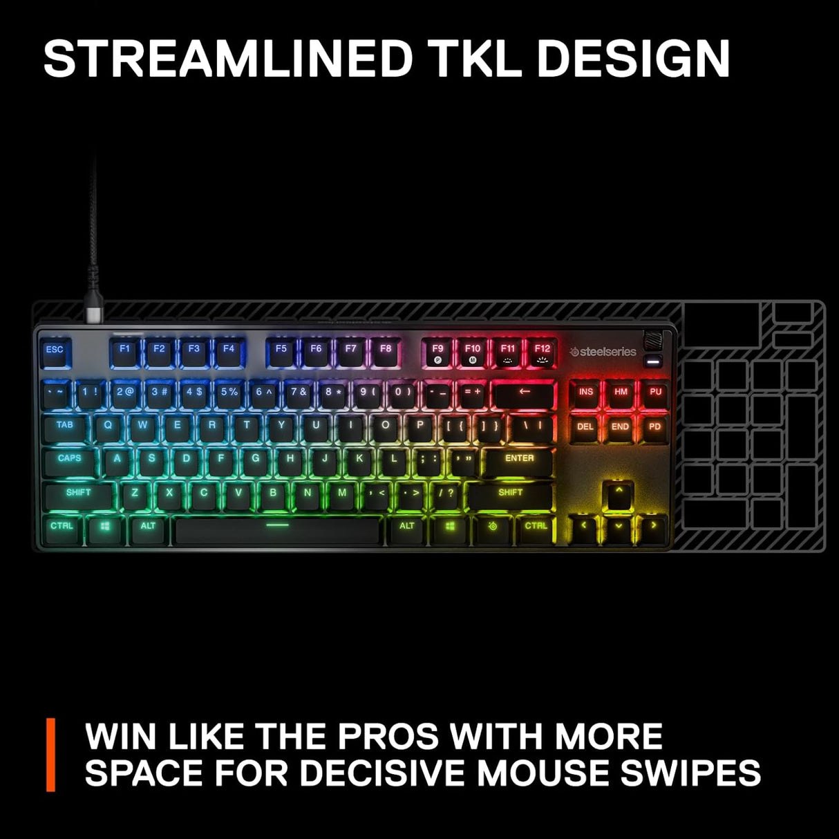 SteelSeries Apex 9 TKL Gaming Keyboard