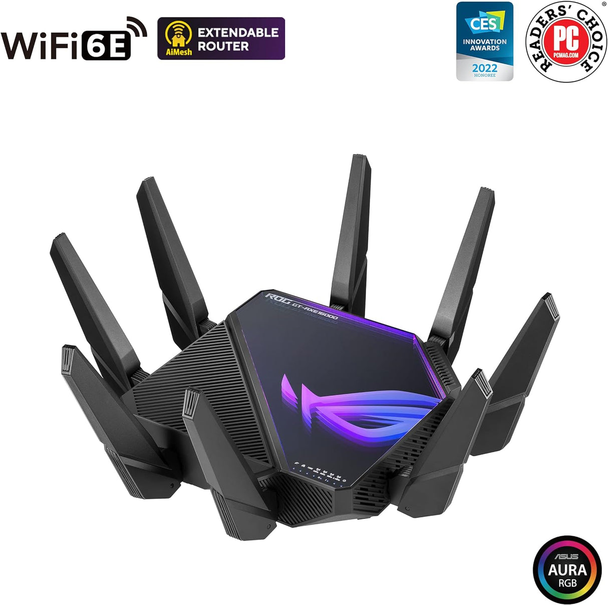 ASUS ROG GT-AXE1600 Quad Band WIFI 6E Gaming Router