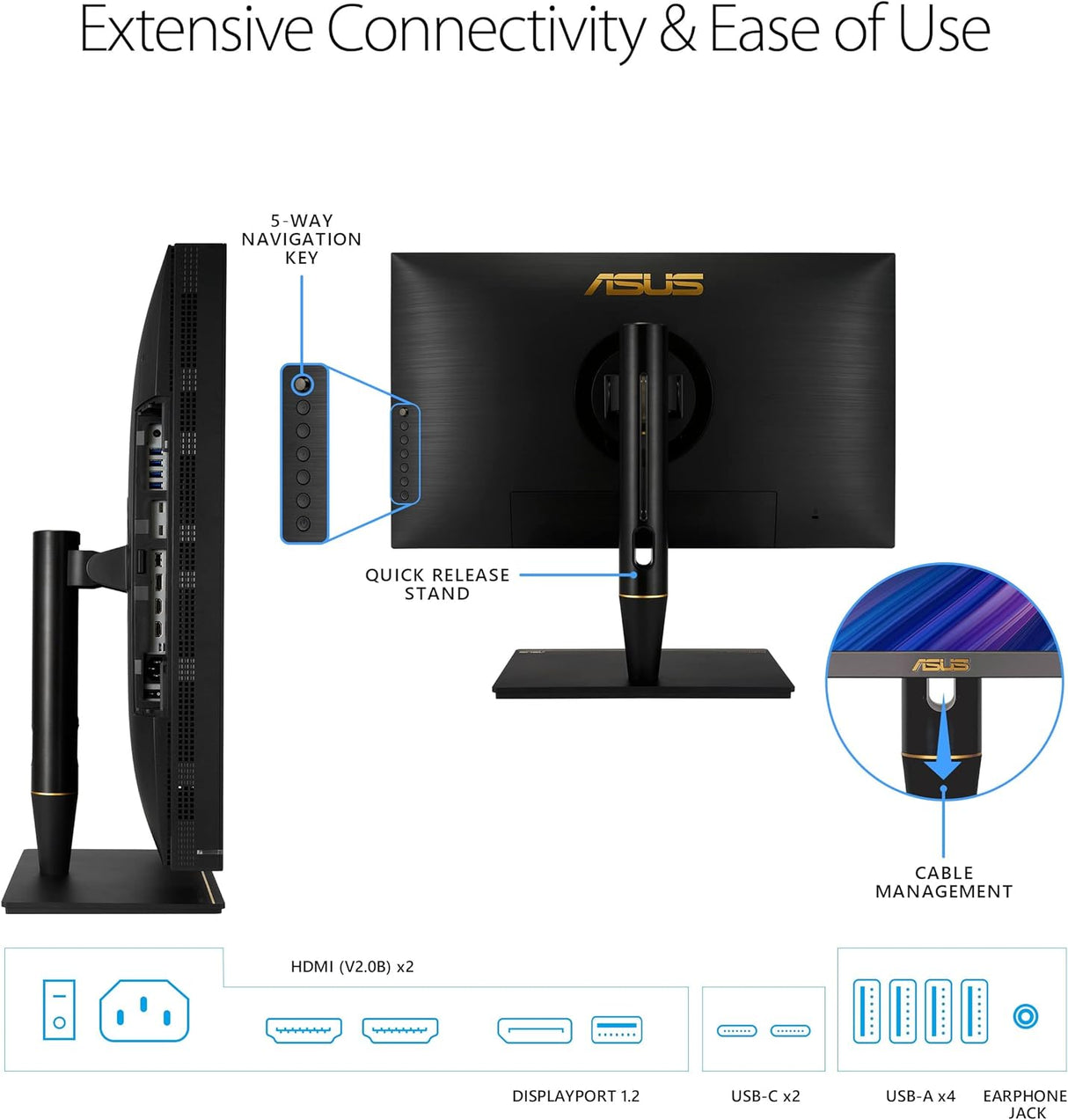 ASUS ProArt Display PA27UCX-K 27 Inch 4K Professional Monitor