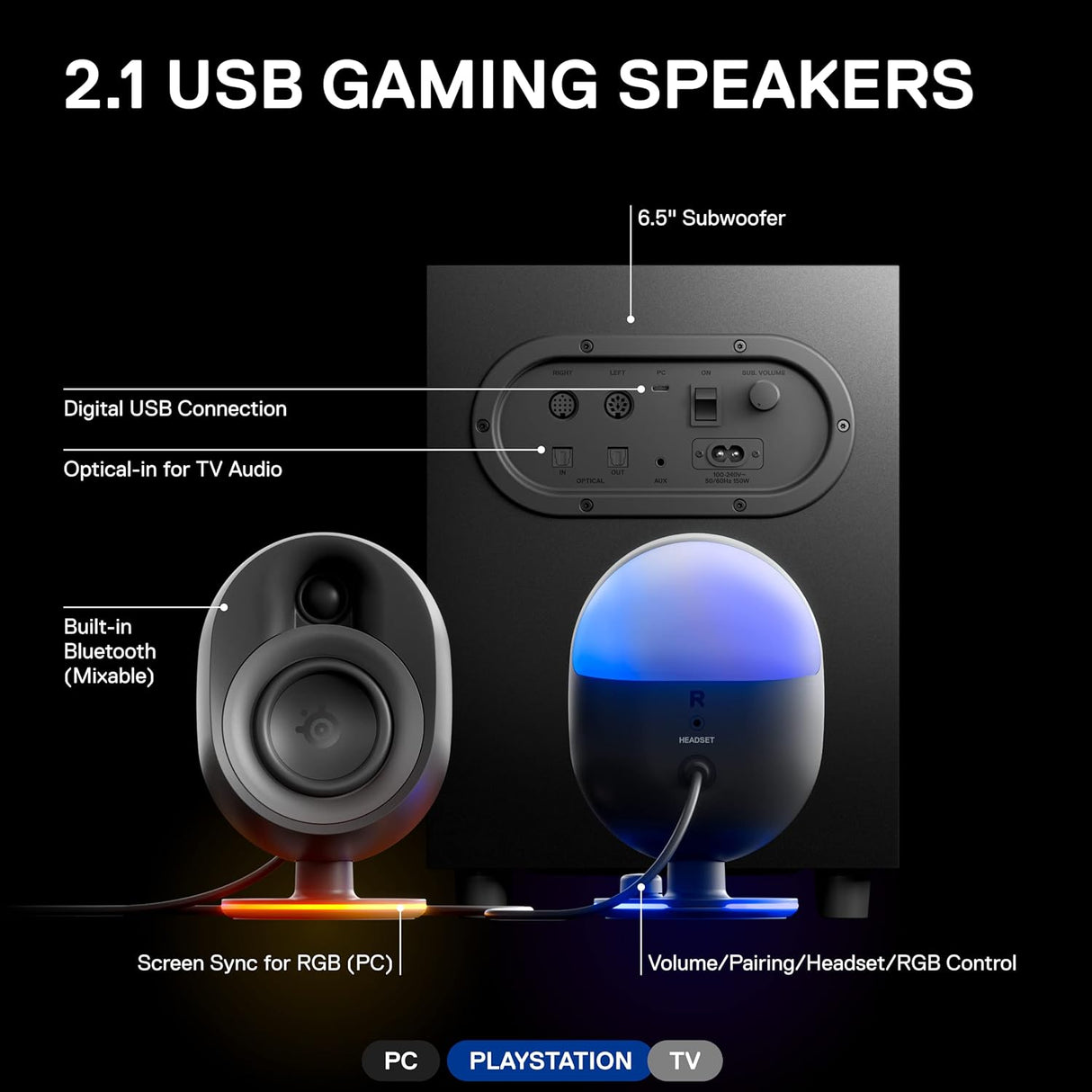 SteelSeries Arena 7 Gaming Speaker