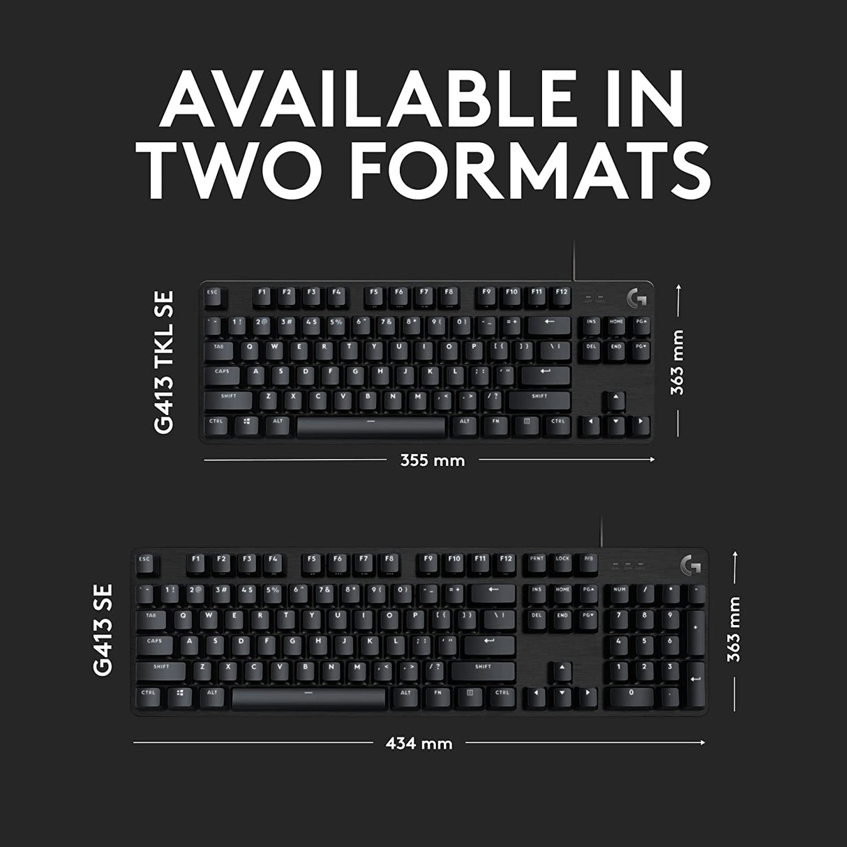 Logitech G413 TKL SE Wired Mechanical Gaming Keyboard